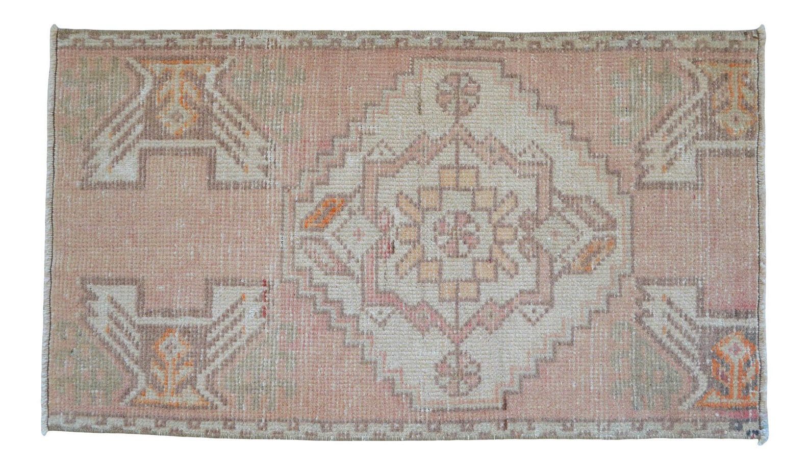 2x3 Rug Front of Bathroom Sink Rug Hand Knotted Small Rug - Etsy