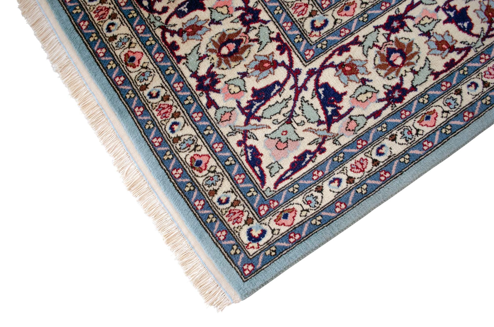 トルコ絨毯　手織り　ウール&シルク　ヴィンテージラグ トルコ絨毯 シュメル工房 ウール手織り 150×220cm ヴィンテージラグ