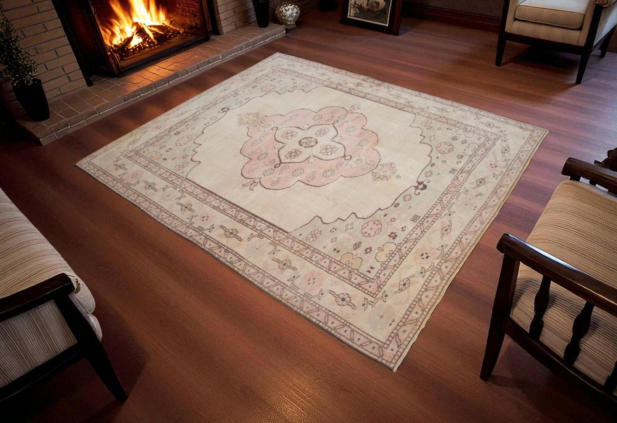 1980's 181cm×82cm 手織りラグ 1980's 181cm×82cm 手織りラグ 1980's 181cm×82cm 手織りラグ