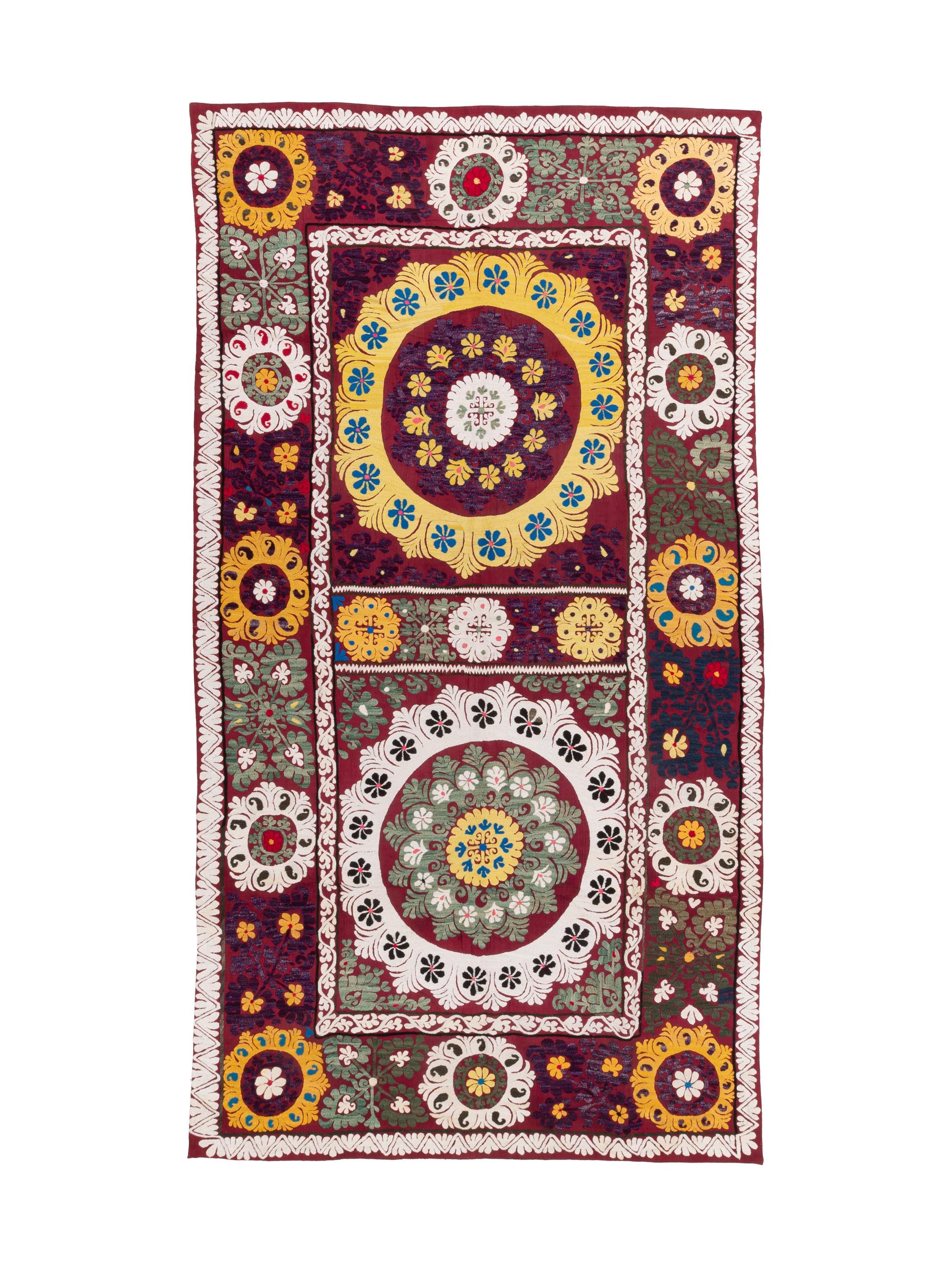 ウズベキスタンのオールドスザニ ② SOrugsandtextiles - Etsy 日本