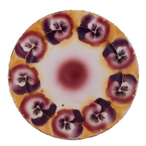 Kuznetsov Ceramic Plate, Russia, Early 20th Century 31 x 4 cm / 12.2 x 1.5 in. SKU: K-2