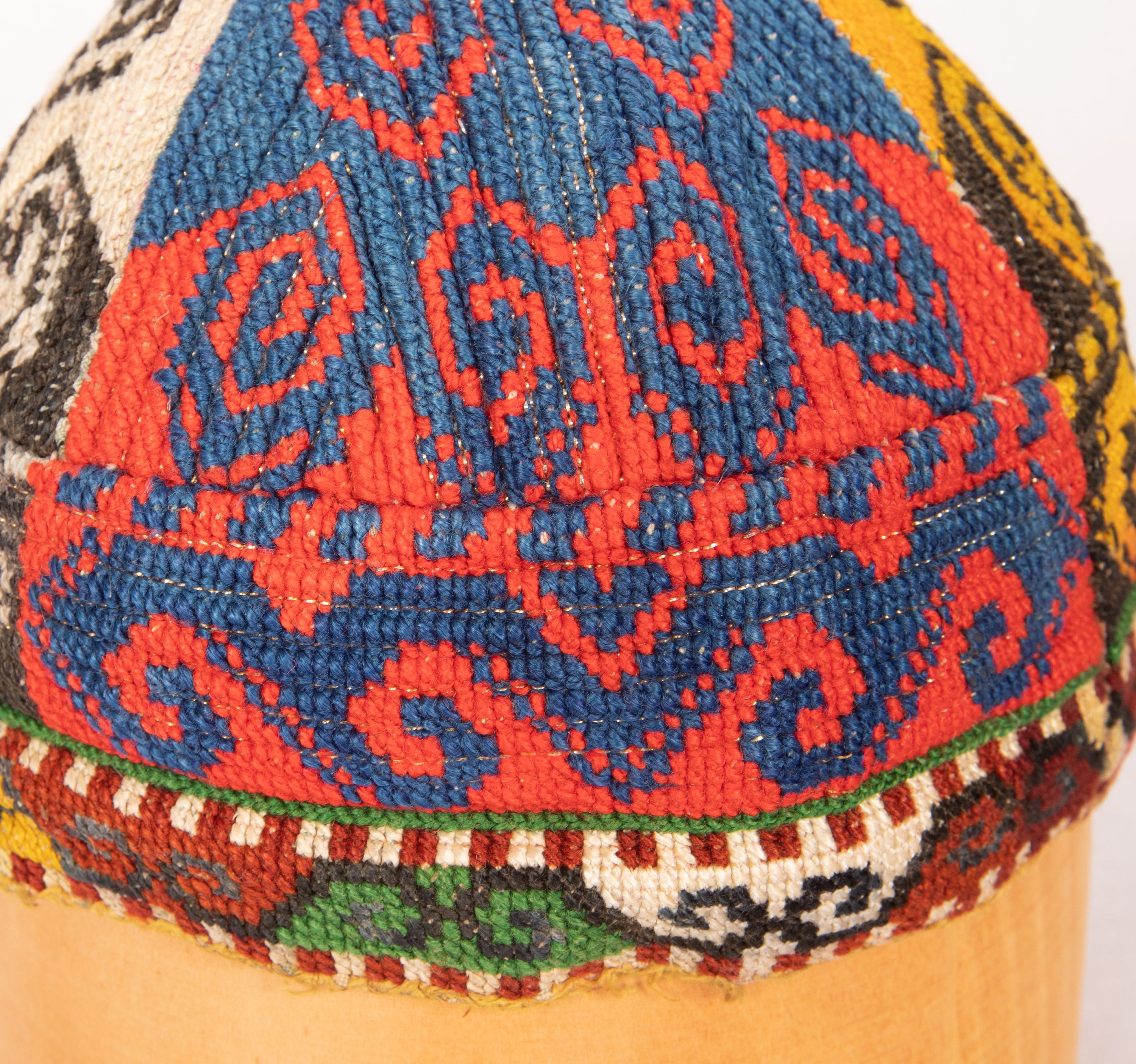 Vintage Hat From Uzbekistan, Central Asia, 1970s Code : 501
