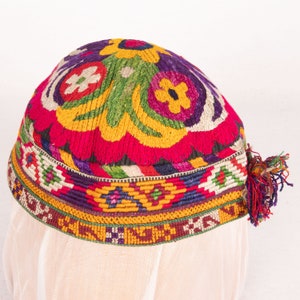 Vintage Hat from uzebekistan, Central Asia, 1970s Code:717