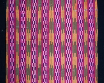 18 x 18 cm Vintage, UZBEK IKAT PANEL Kostenloser Versand mit ups.