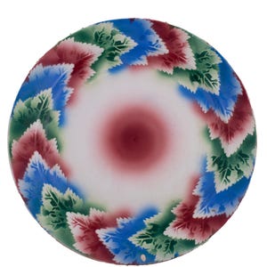 Kuznetsov Ceramic Plate, Russia, Early 20th Century 33 x 4 cm / 12.9 x 1.5 in. SKU: K-5