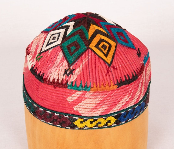 Vintage Uzbek Hat, Central Asia, 1970s/ 80s Code: 753 - Etsy display picture 1