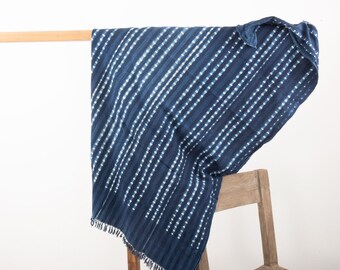 Vintage Indigo Cloth From Mali, Africa 122 X 160 Cm / 4' X 5'2