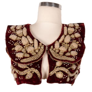 Vest from Eastern Europe with Pearls SKU:7053