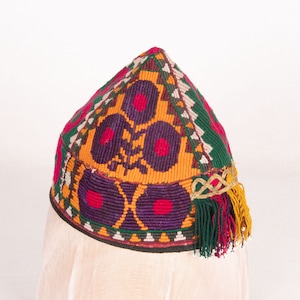 Vintage Hat from uzebekistan, Central Asia, 1970s Code:590