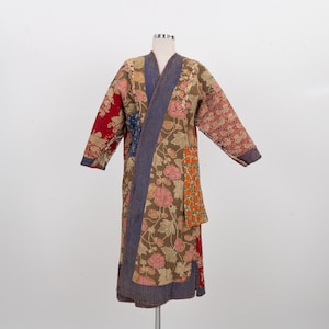 Antique Quilted Chapan from Khorazm, Xorazm , Uzbekistan Early 20th Century. SKU:9748