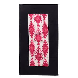 Antique Ikat Fragment, Uzbekistan, L 19th C.  28 x 49 cm / 11 x 19.2 in. SKU:6126