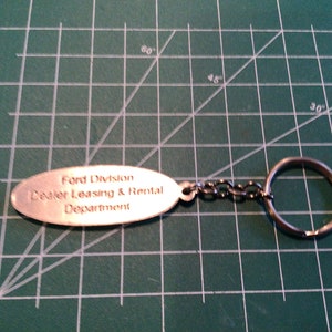 Pewter Ford Key Ring Chain/Fob