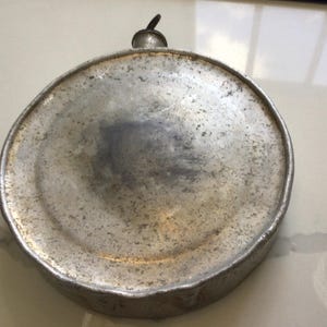 Antique Aluminum Hot Water Bottle with Lid