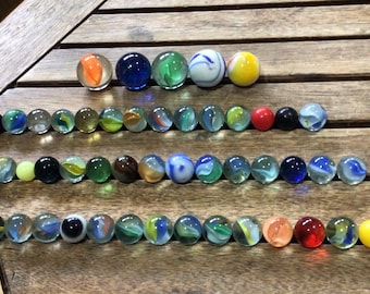 Vintage Group of 50 Marbles