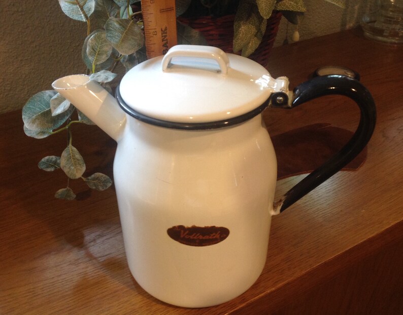 Vintage Vollrath Enamelware Tea Pot