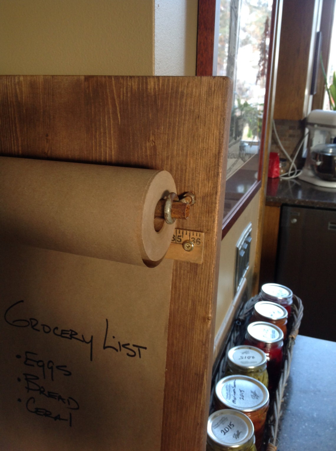 Kraft Paper Roll Wall Mounted Message Board/grocery List Etsy