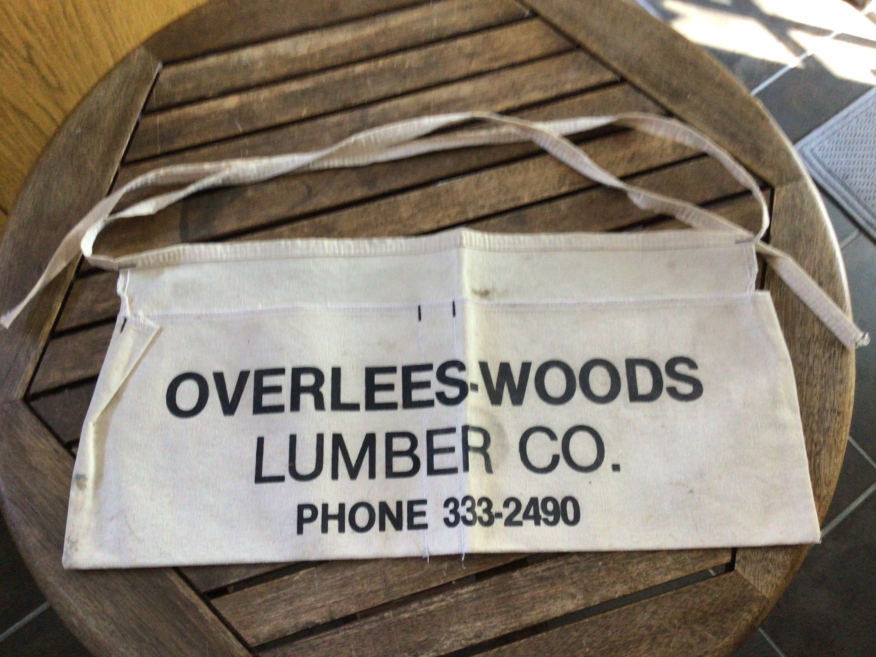 Vintage Carpenter Nail Apron Lumber Yard Advertising - Etsy