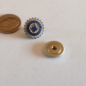 Vintage Masonic Kansas AF & AM Mason 25 Year Lapel Pin image 4