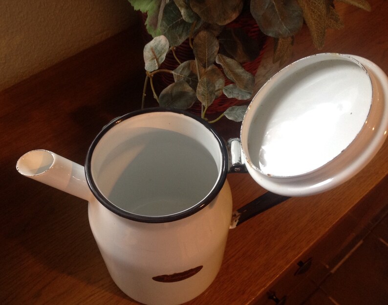 Vintage Vollrath Enamelware Tea Pot