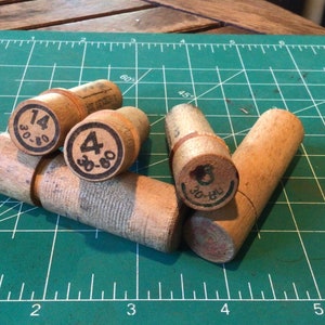 Vintage Wood Needle  Cases with Needles