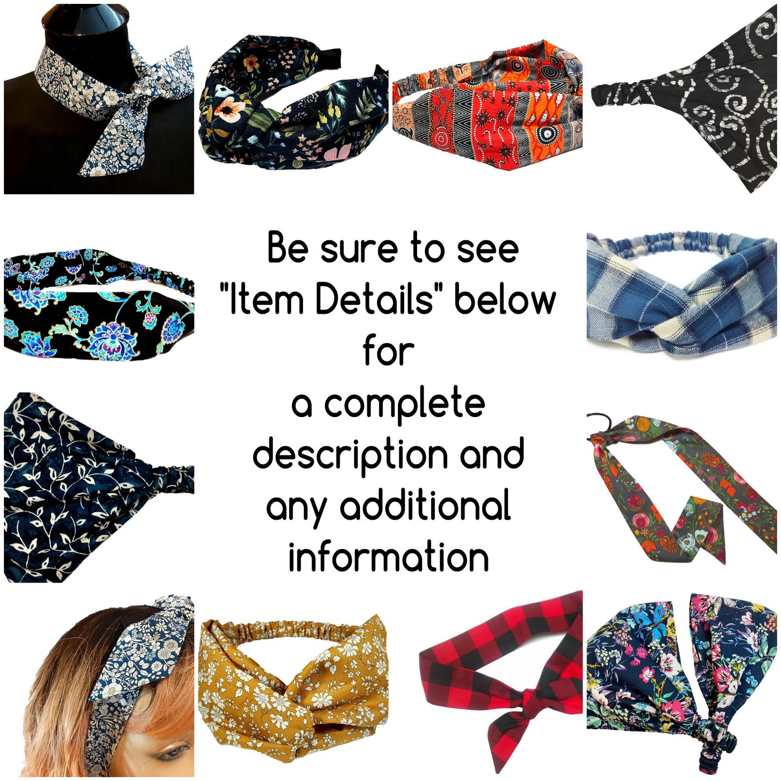 Bakers Wide Headband Cookies Print Extra Wide Hair Loss Head Etsy