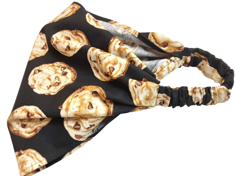 Bakers Wide Headband Cookies Print Extra Wide Hair Loss Head Etsy