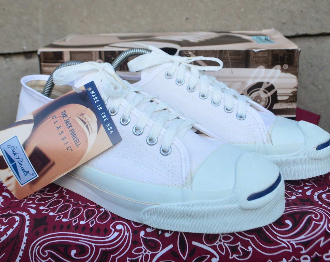 Converse Jack Purcell Vintage Rare Canvas Deadstock Og Made in - Etsy