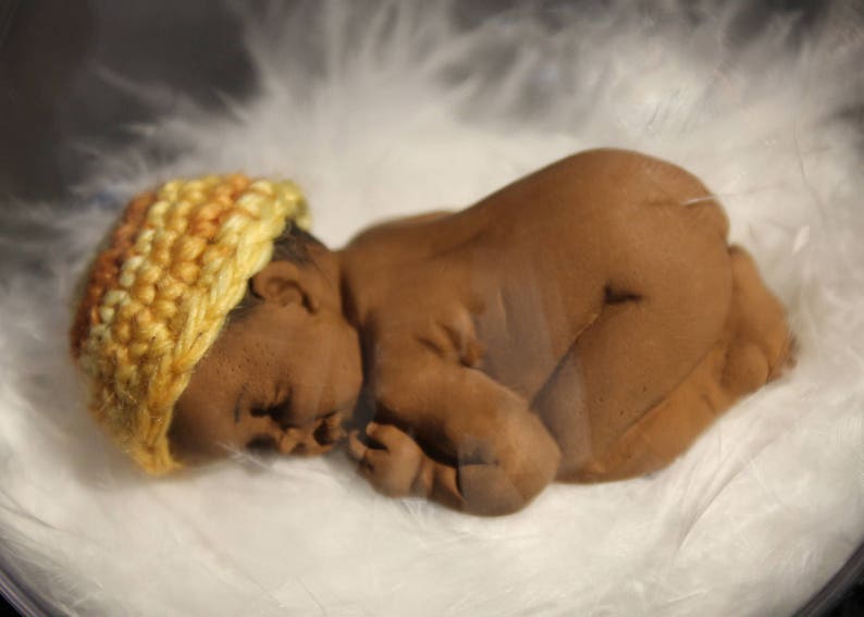 Boule de Noël bébé Noir boule décorative tuque au crochet | Etsy
