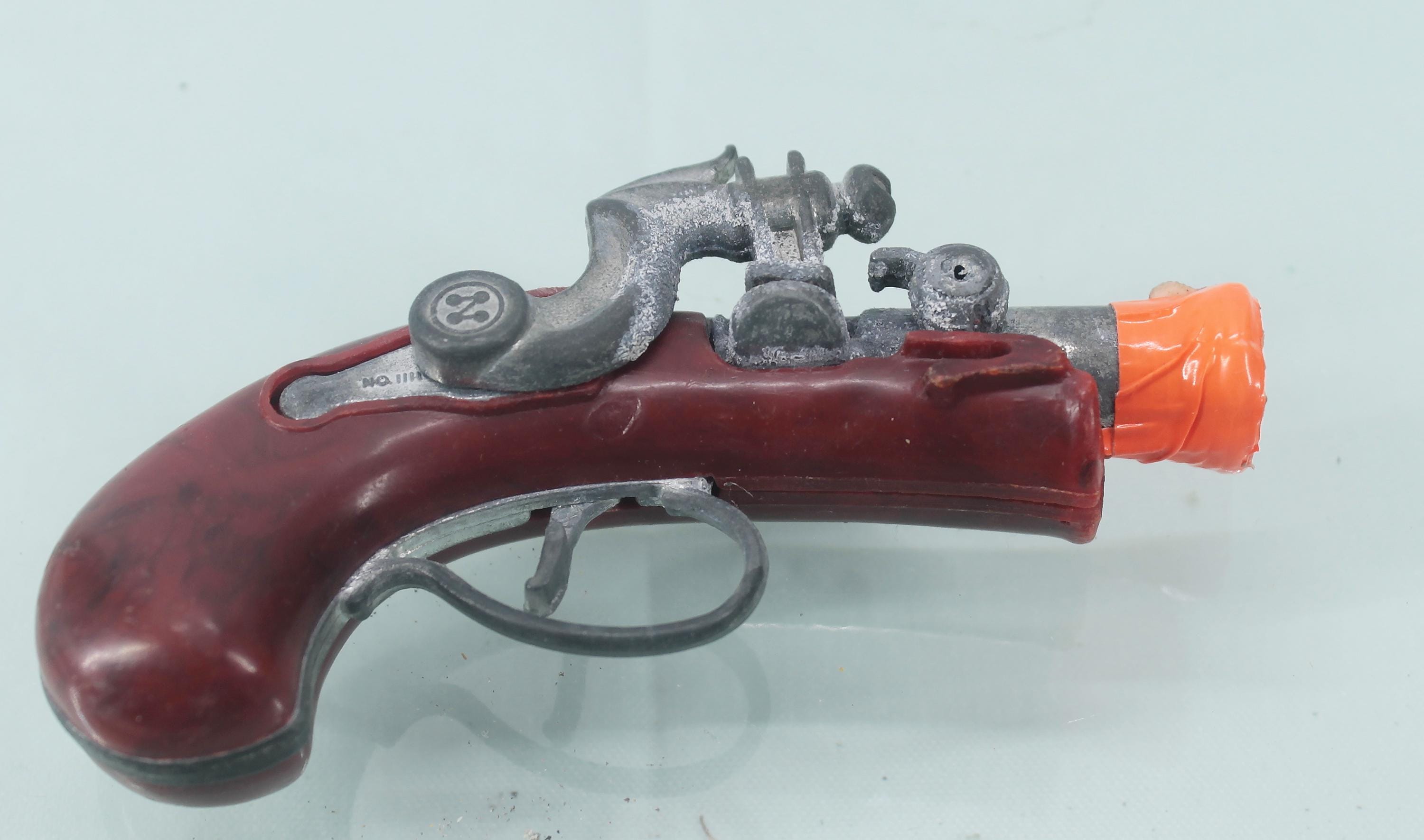 トイガン QP Zee Toys Son of a Gun 1111 Flintlock Pirate Cap Pistol ©1971 - Etsy