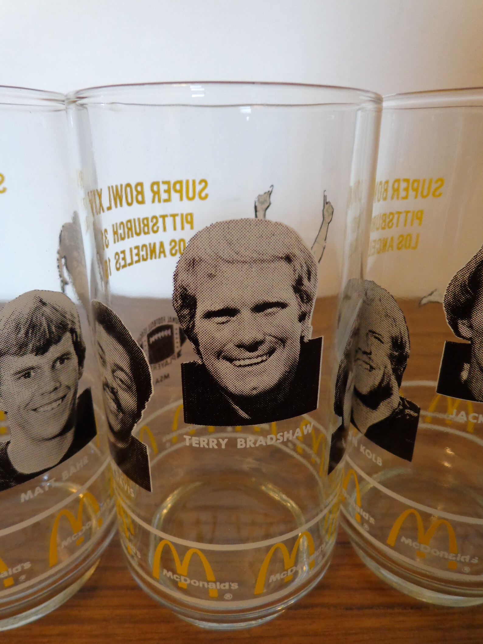 Set Of 4 Pittsburgh Steelers McDonalds Super Bowl XIV Glasses Etsy