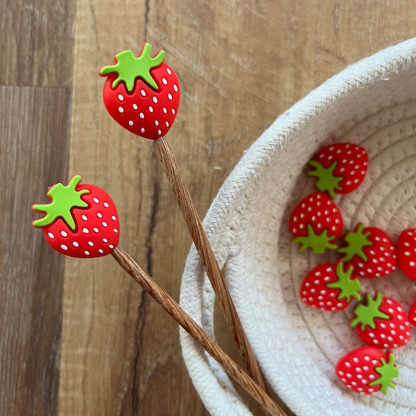 Fraise, Knitting Needle stoppers, point protector