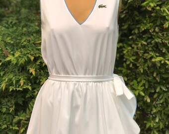 vintage lacoste tennis dress