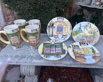 Sakura Bistro Plates and Matching Mugs Sold Separately