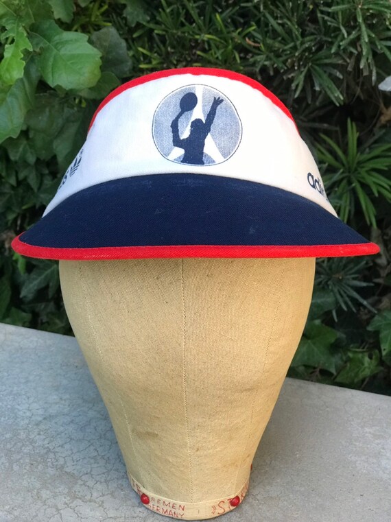 Vintage Rare 1970s Adidas Tennis Sun Visor Made by