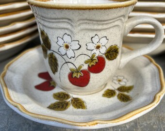 Mikasa Strawberry Festival Dishes EB 801 Many Pieced Sold