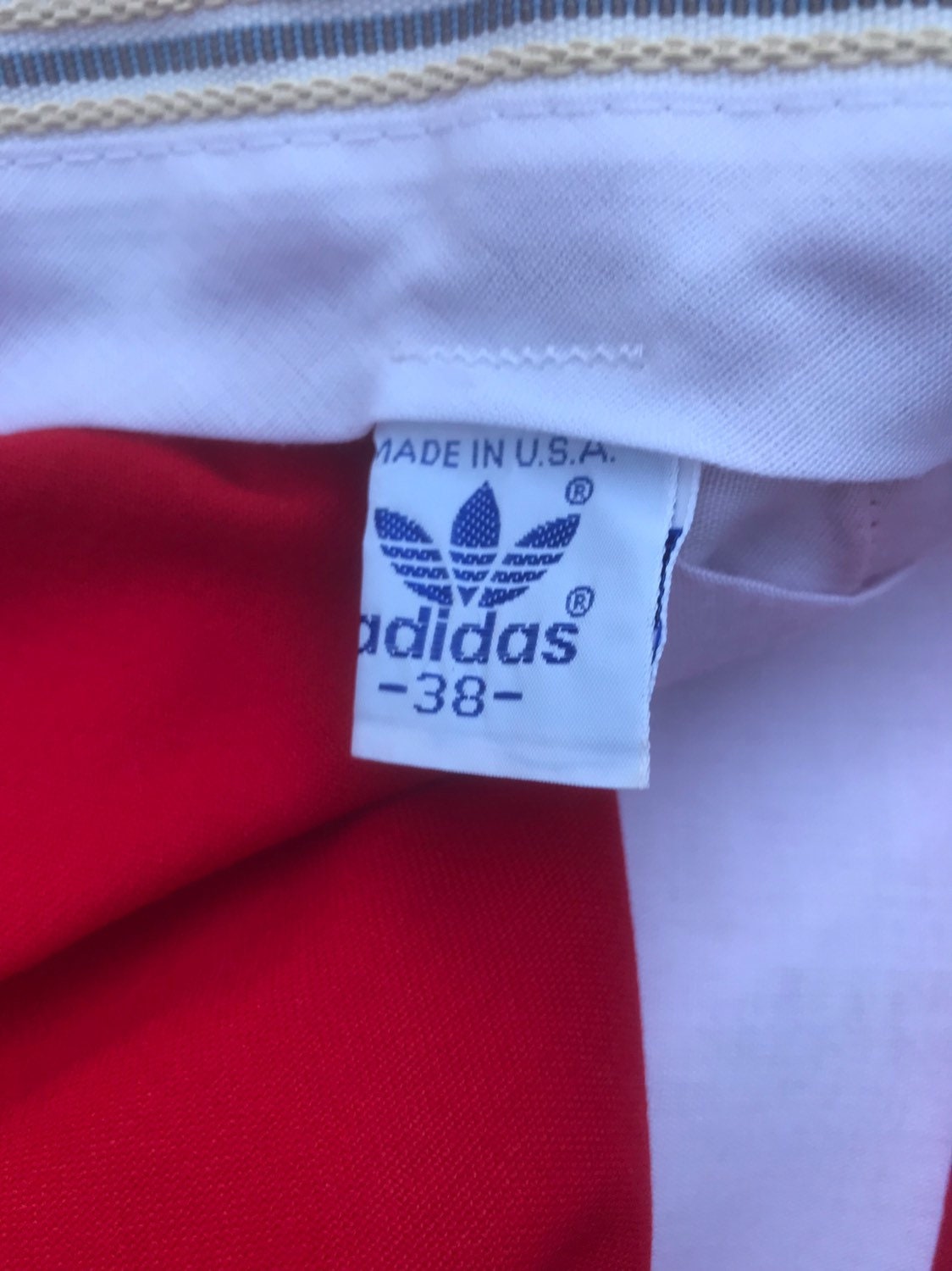 Vintage 1970s Adidas Bright Red Mens Tennis Shorts Waist - Etsy