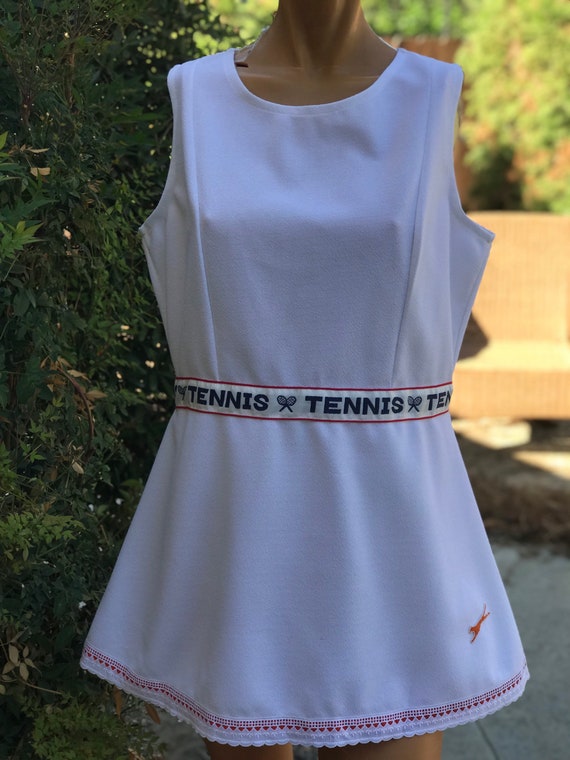 chinese dress ladies Lace Trim Tennis Dress main image 1
