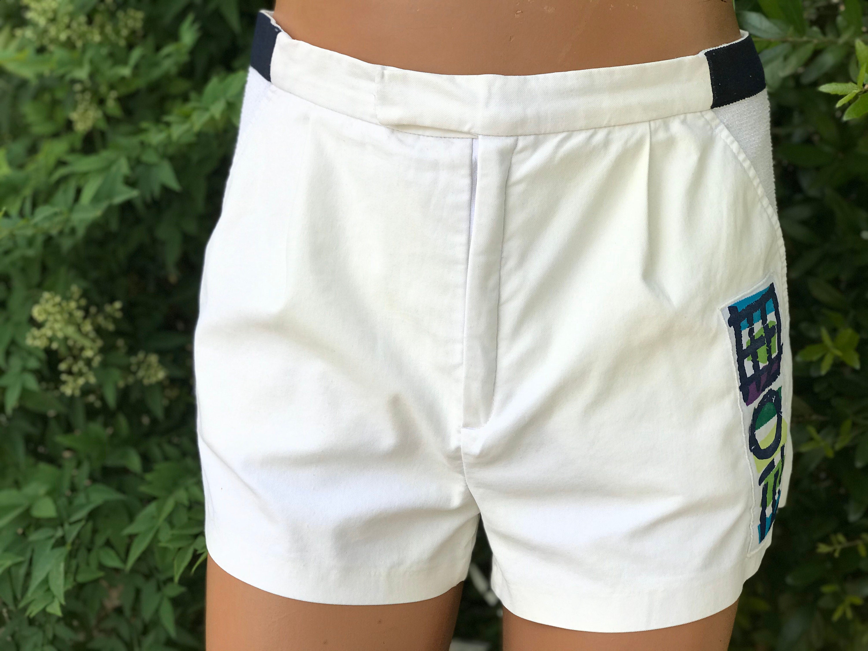Vintage 1970s Polyester Tennis Shorts 