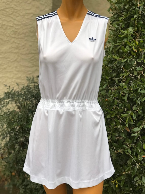 navy blue adidas dress