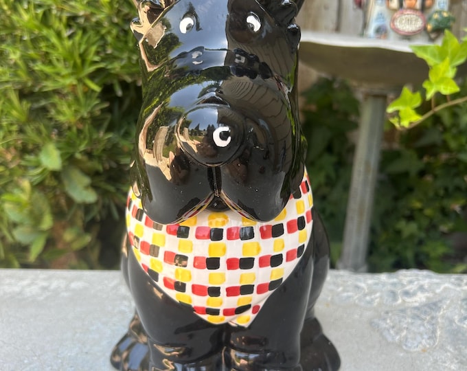 Vintage MSRF Inc Design Studio Black Scottie Scottish Terrier Dog ...