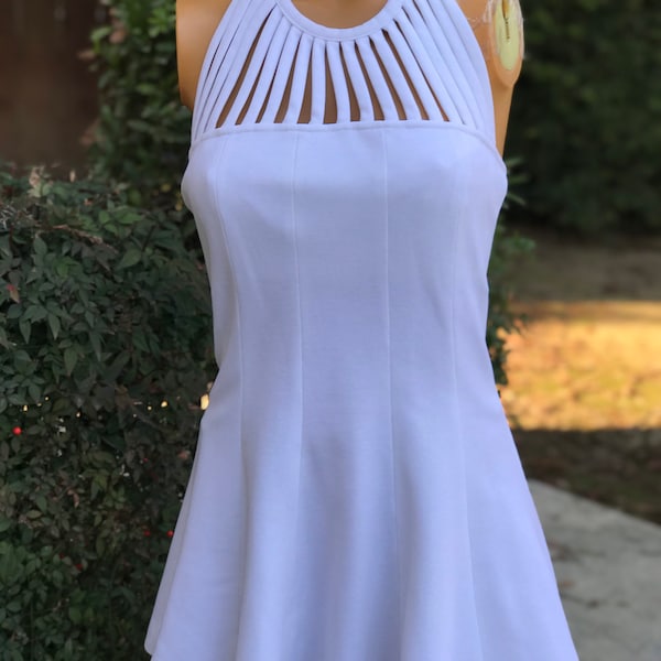 Open Bust Dress Etsy