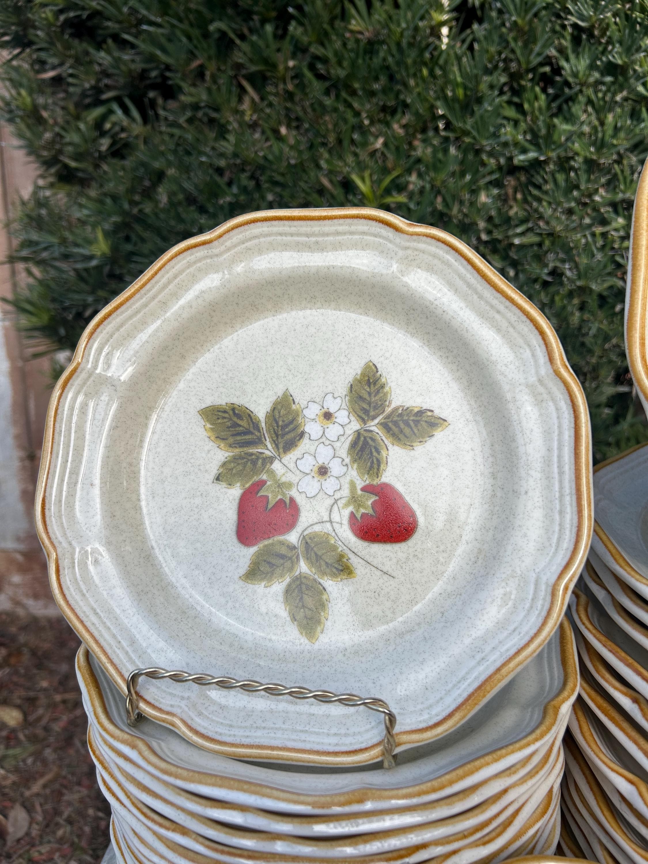vintage 5枚組　mikasa strawberry festival Mikasa Strawberry Festival EB801 - Etsy