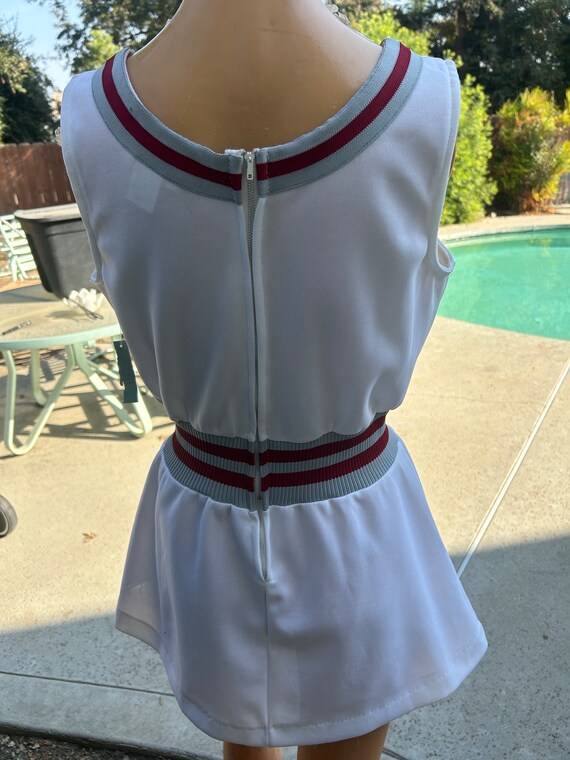 princess polly baby blue dress Casablanca Burgundy Tennis Polo Mini Dress main image 0