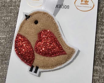 Mini Robin, decoración colgante, calendario de adviento, regalo de recuerdo.