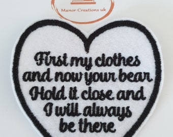 Memory patch first my clothes 3inch