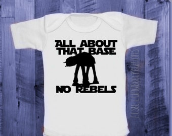 Toddler & Baby Sizes | Shirt Baby Bodysuit | All About That Base | AT-AT Shirt | Geeky | Boy | Girl | Matching Family Set