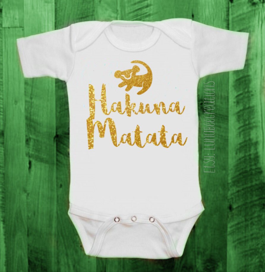 Baby-Adult Sizes | Multi Colors | Hakuna Matata | Unique Cute Toddler…