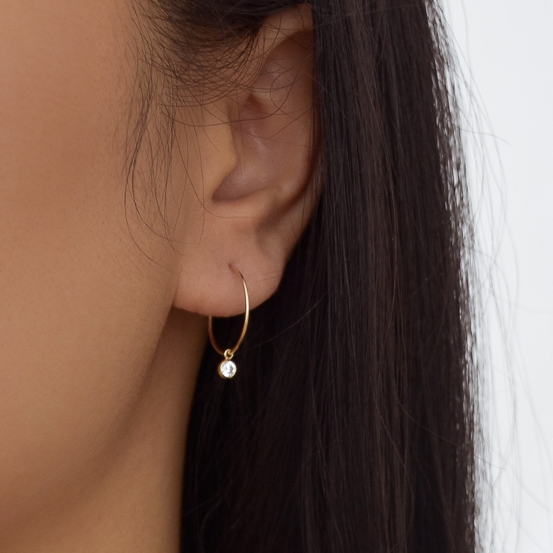 Small Hoop Earrings Gold Filled Earrings, Small Gold Hoop Earrings ...