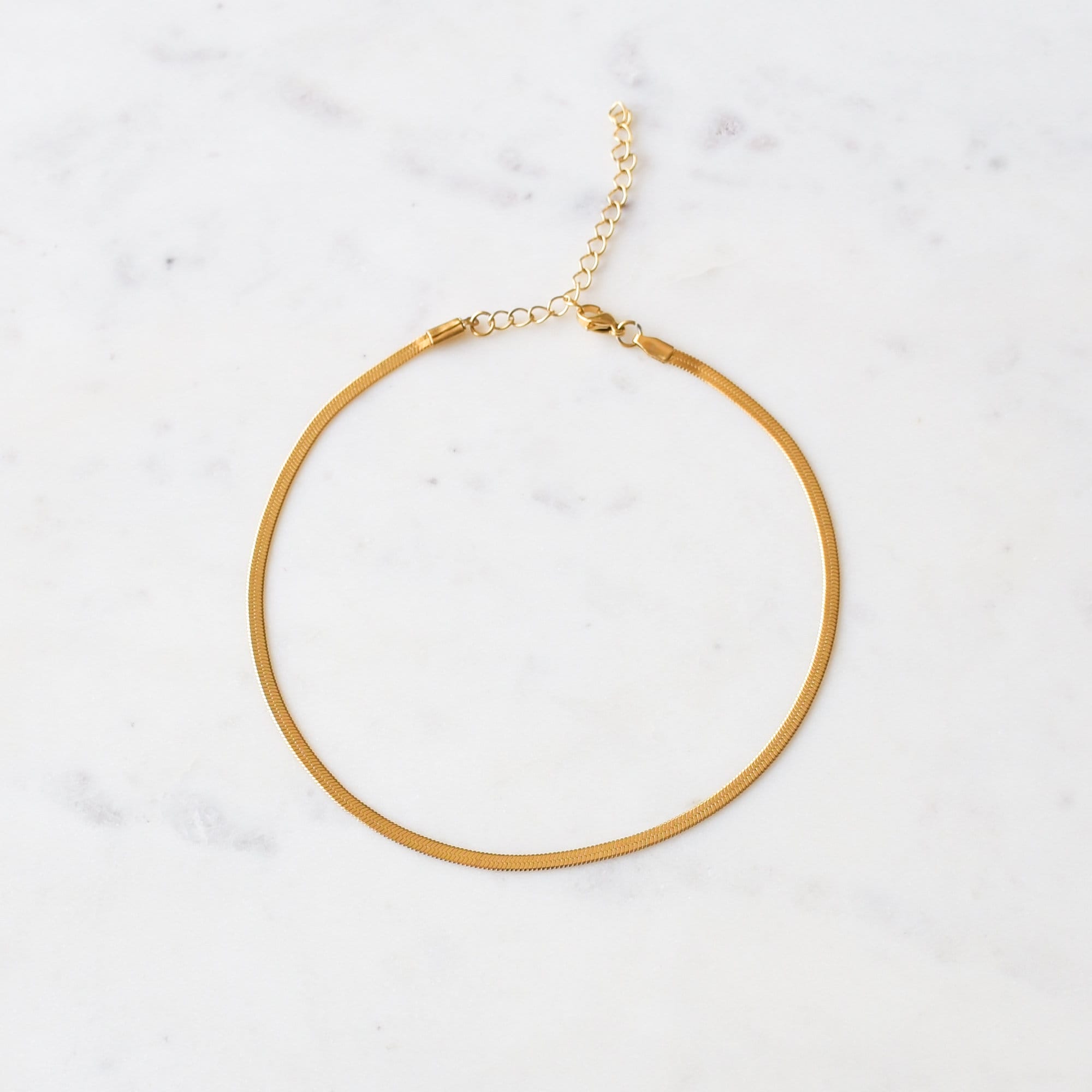 Sleek Gold Choker Gold Chain Choker Simple Choker Simple Etsy
