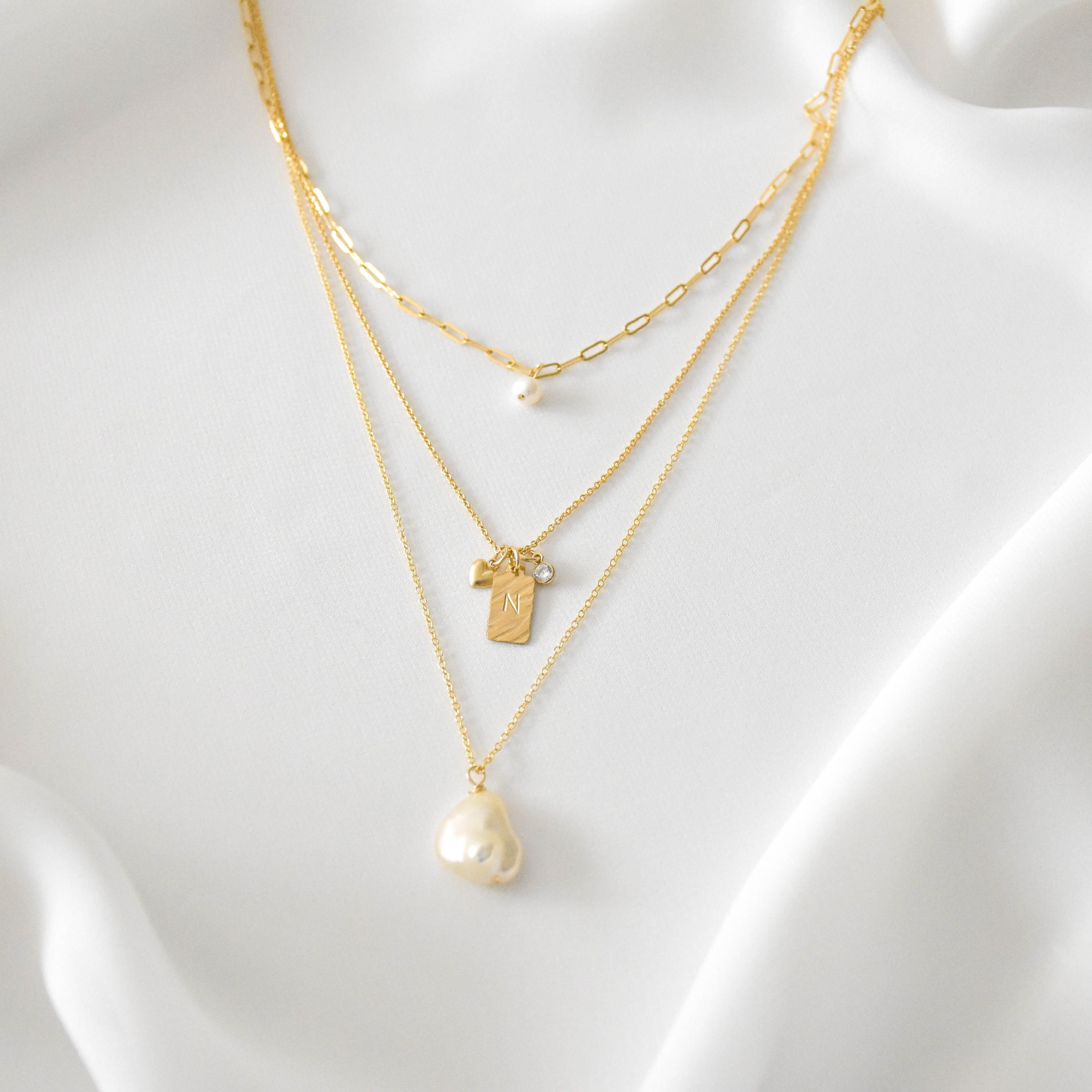 14金パールネックレスと14金ブレスレットセット 楽天市場】【14Kゴールド】ネックレス パール k14 14金【10日間返金